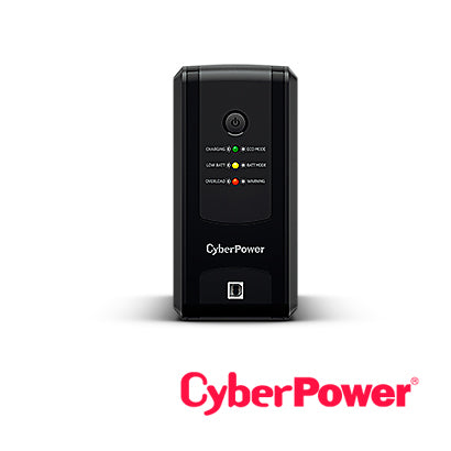 no break ups tipo torre ut550gu cyberpower 550va/275w 4 contactos con respaldo-supresion de picos / 4 contactos con supresor de picos /linea interactiva/green power/puerto usb administracion local