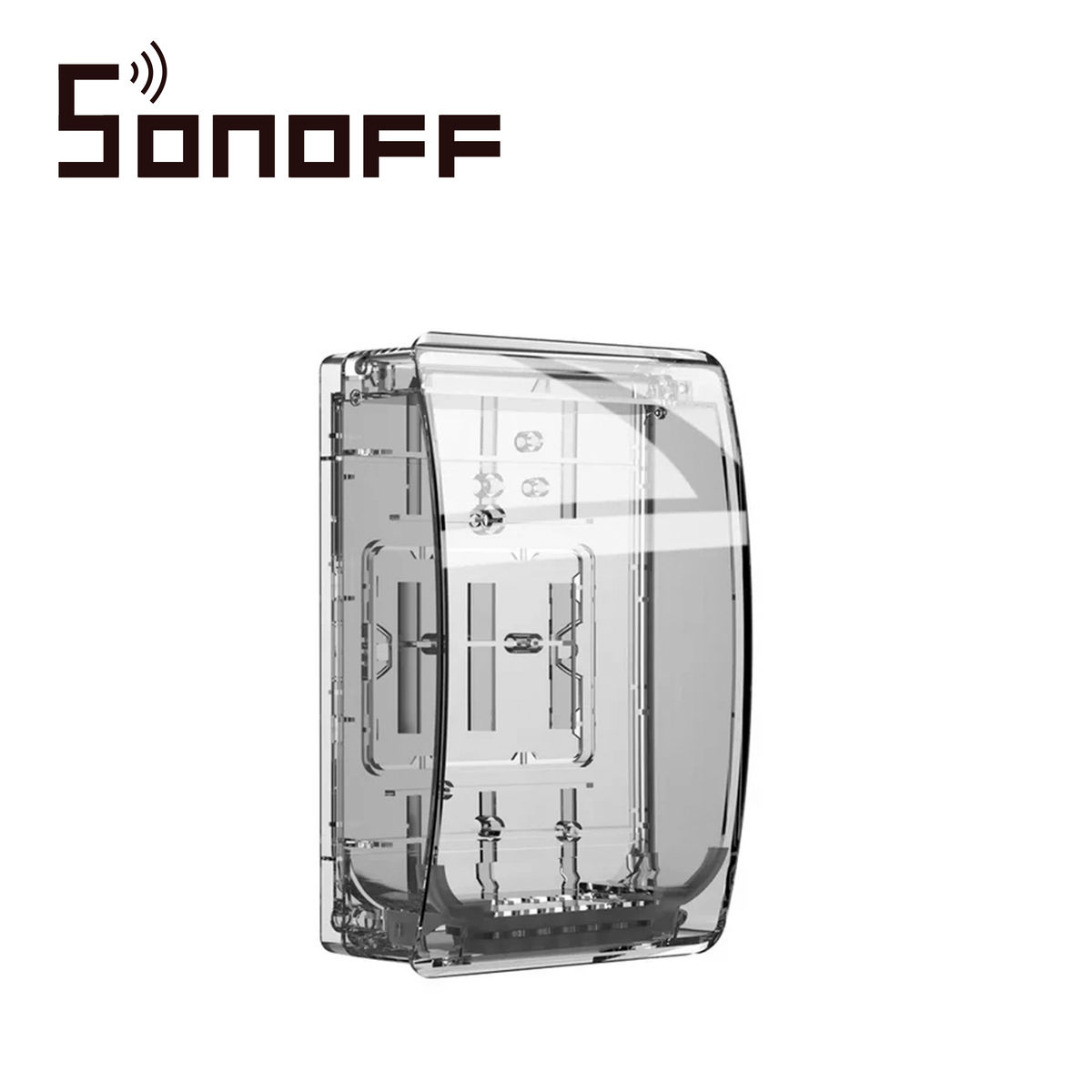 caja impermeable sonoff waterproof box r2/ amplio espacio/ soporta montaje en exterior