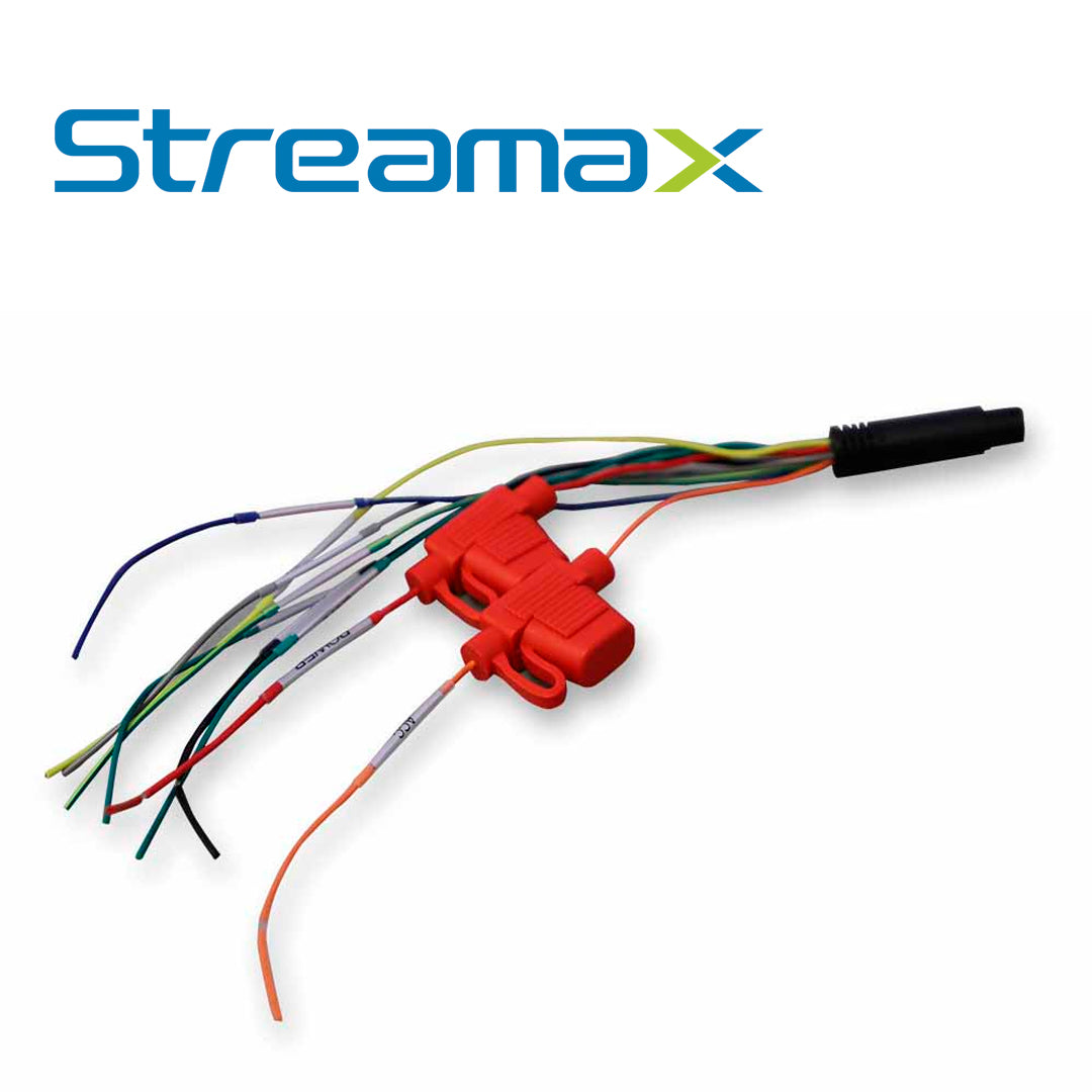 cable de alimentacion para dashcam streamax mpowercable / conector 10 pines / 4 entradas de alarma / terminal can (can-h y can-l) / gnd / terminal acc / terminal power / compatible con adplus 2.0 - v1.1 y c6 lite 2.0