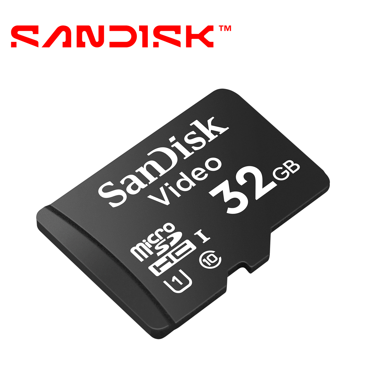 tarjeta memoria micro sd xc sandisk video 32gb sdsdqas4-032g-bp / optimizada para videovigilancia 24/7 / alta resistencia / opera en temperaturas de -25 a 85 grados centigrados / especial para camaras ip y dvr movil