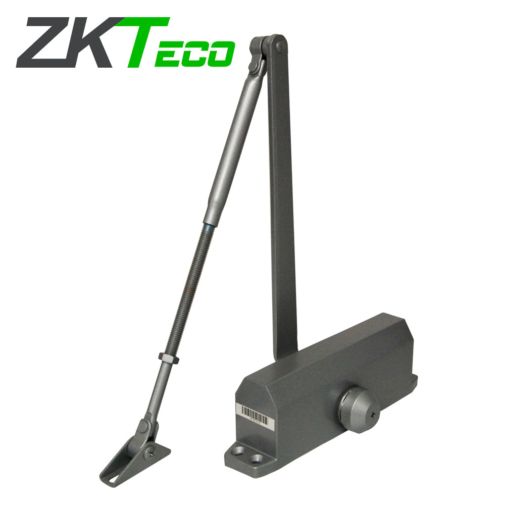 brazo cierrapuertas dc6085l zkteco ideal para puertas de hasta 1100mm con peso de hasta 85kg uso en interior