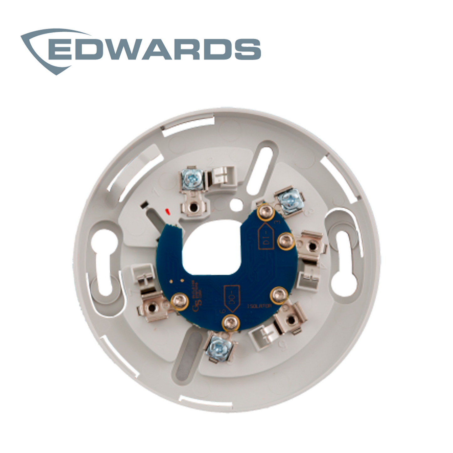 base de detector con aislador edwards siga-ib / compatible con detectores siga edwards
