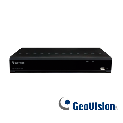 xvr pentahibrido geovision ua-xvl1610 16 canales analogicos + 4 canales ip / soporta 5 mp ip ahd cvi tvi y cbvs / soporta 1 disco duro de 8tb / soporta p2p con app gv-eye / onvif / compatible con plataformas geovision con licencia gv-vms 32ch-hd-dvr