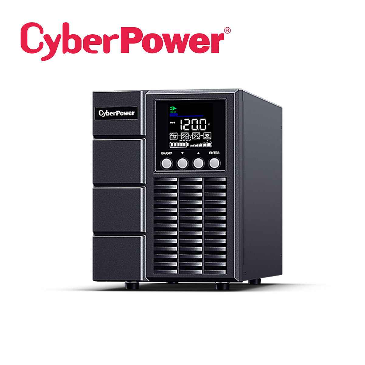 ups ols1000a 1000va / 900w online doble conversion 120 vca onda senoidal pura 4 contactos nema 5-20r