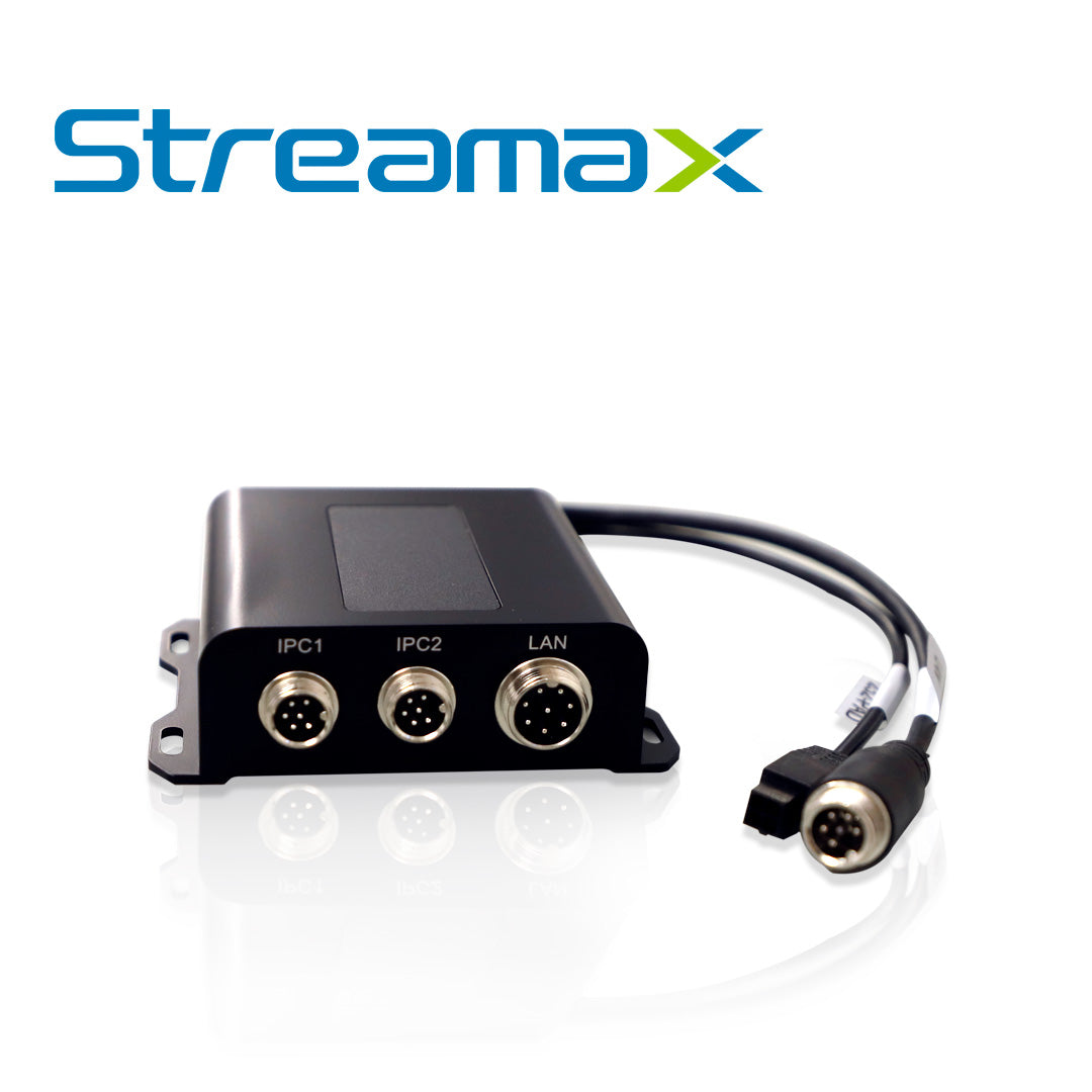 caja de transferencia de datos streamax mxpad hub / con interruptor / cables resistentes a altas temperaturas / compatible con el monitor mxpad