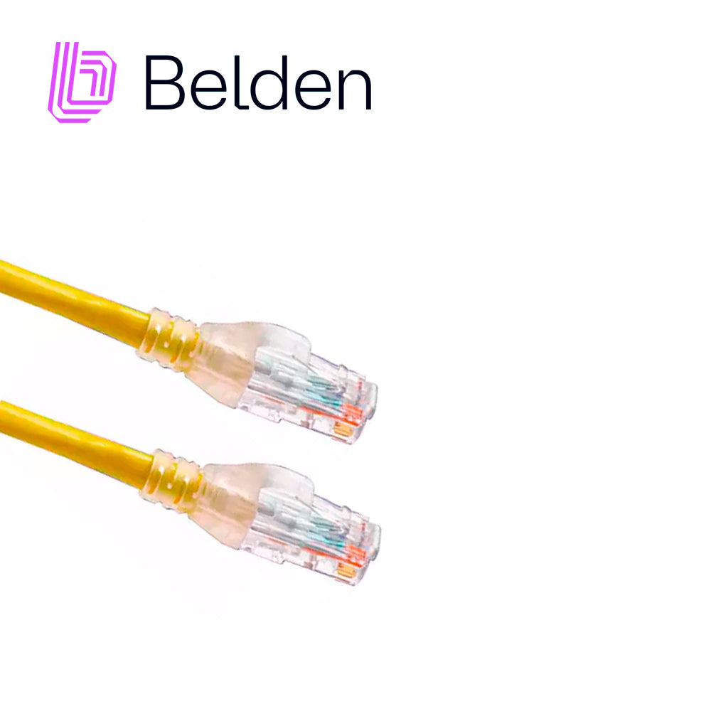 patchcord utp cat6 belden c601104007 2.1 mts amarillo