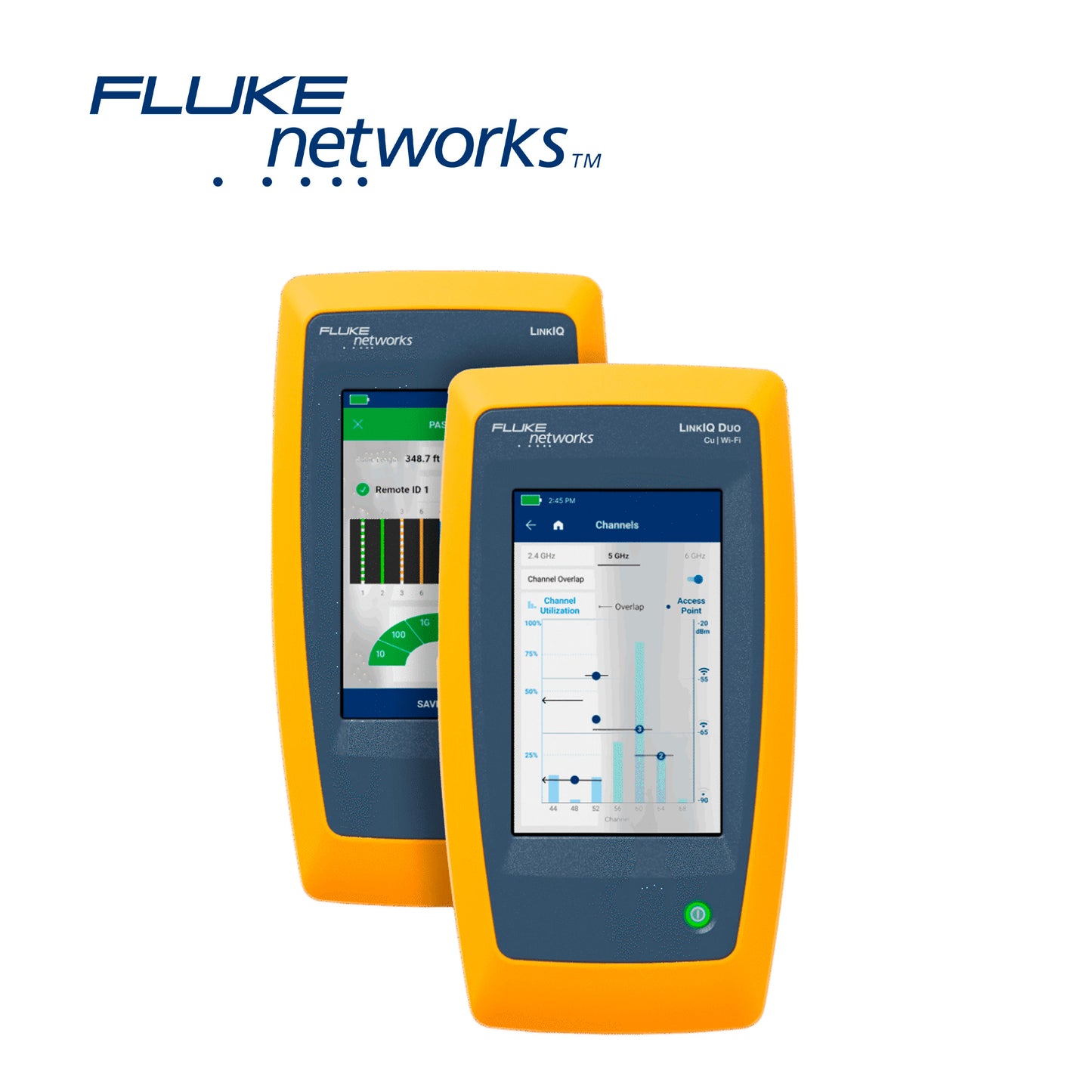 tester de red y wifi fluke networks liq-duo-h6-mx calificador de cableado y red wifi hasta 10gbps / wifi 6e/ prueba de switch hasta305 metros / comprobacion de poe / pantalla tactil descarga reportes pdf