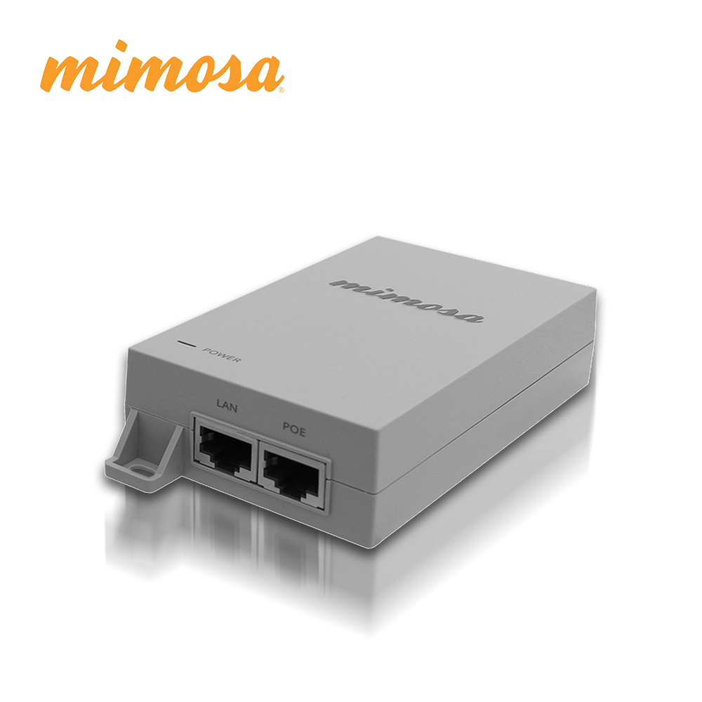 inyector poe gigabit mimosa 50v 1.2a 60w para radios b5xa5c-ef c5ca5x (no incluye cable de corriente) (3 meses de garantia)