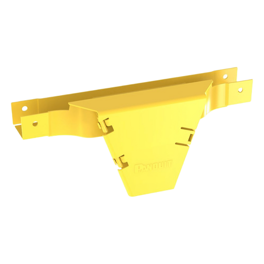 Accesorio en T con Conexión Horizontal y Bajada Vertical a 90º, Para Canaletas FiberRunner™ 2x2, Color Amarillo
