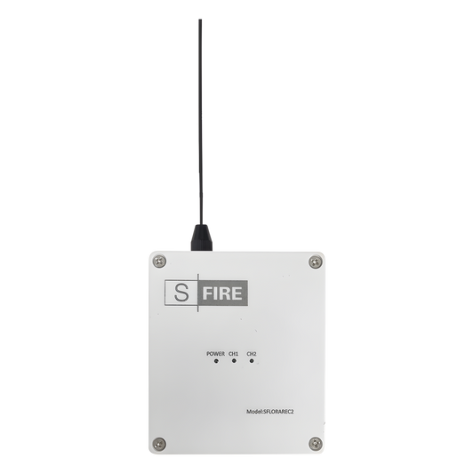 Receptor inalámbrico / 2500 metros de cobertura / 2 salidas de relevador tipo C