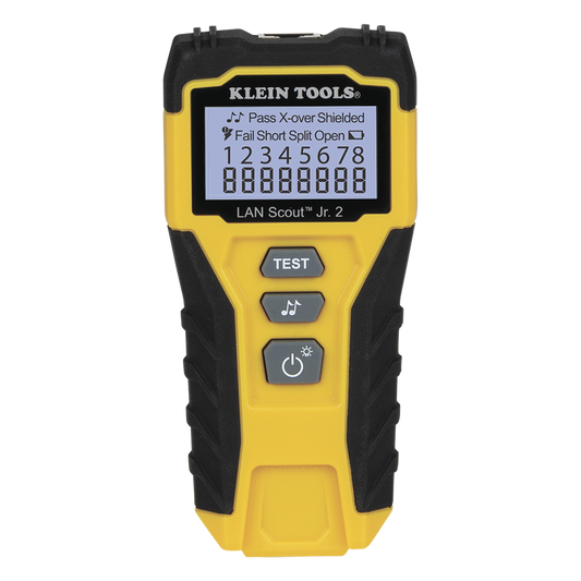 Tester  de Cable LAN Scout™ Jr. 2/ Para: Prueba aprobada/ Error de Cableado/ Falla de Circuito Abierto o Cortocircuito/ Par Dividido/ Blindaje.