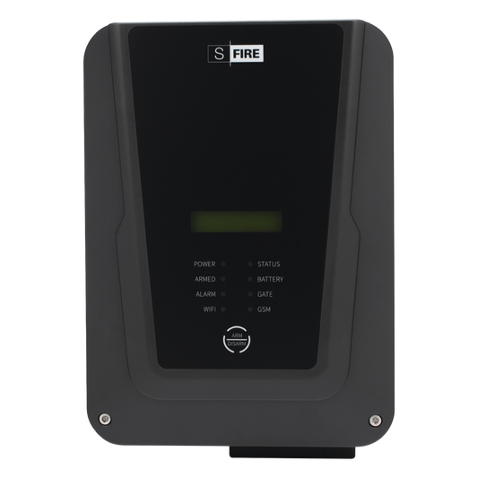 Energizador para Cerca Eléctrica / 2 Joules / 6000 m (19685 ft) Lineales / WiFi + App / Control Remoto 433MHz / LCD / IPx4