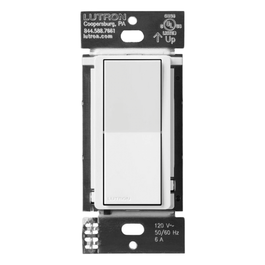 Interruptor auxiliar cableado Caseta para control multiubicación con atenuador Diva o interruptor Claro inteligente, blanco