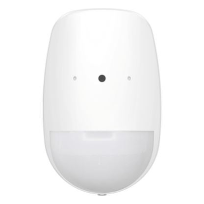 Sensor de Movimiento PIR y Ruptura de Cristal Inalámbrico / Detección PIR 12 m (39.4 ft) / Cobertura 85.9° / Ruptura de Cristal 8 m (26.2 ft) / 120° / Inmunidad a Mascotas 30 kg (66 lb) / Batería 4 Años / AX PRO Hikvision
