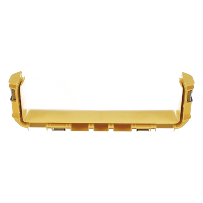 Union Recta "Cople", Para Canaleta FiberRunner™ 12X4, Color Amarillo