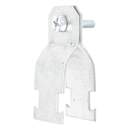 Abrazadera Unicanal para Conduit Pared Gruesa y PVC de 1 1/2" (38 mm).