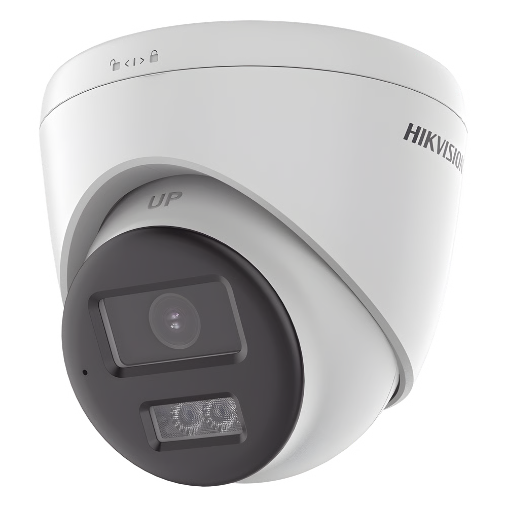 [Audio Bidireccional + Dual Light + ColorVu] Turret TURBOHD 4K (8 Megapixel) / Lente 2.8 mm / 40 mts IR EXIR + 40 mts Luz Blanca / Micrófono y Bocina Integrado / Exterior IP67 / dWDR