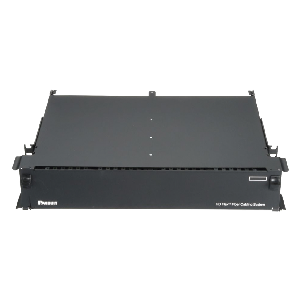 Panel de Distribución de Fibra Óptica, Acepta 12 Cassettes HD Flex y 144 Fibras por UR, Hasta 2 UR