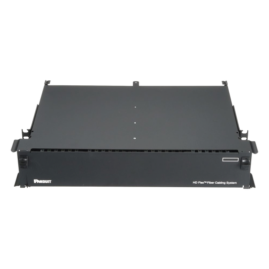 Panel de Distribución de Fibra Óptica, Acepta 12 Cassettes HD Flex y 144 Fibras por UR, Hasta 2 UR