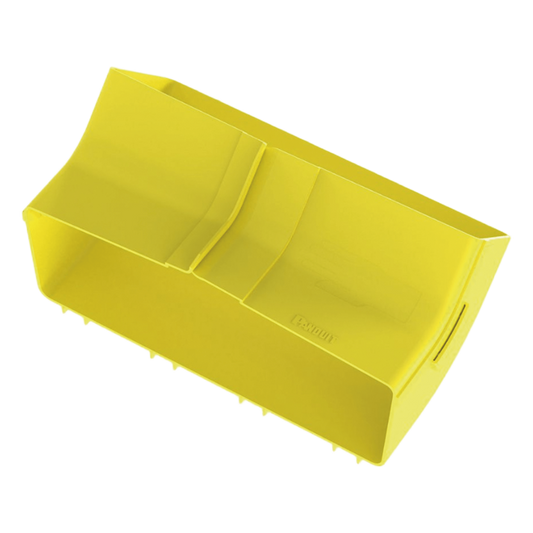 Bajada Vertical Interior de 45º con Tapa, Para uso con Canaletas 12X4 FiberRunner™, Color Amarillo