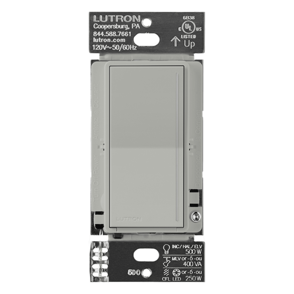 Atenuador auxiliar de pared para control multilocación 3 vías, complemento del dimmer principal Sunnata RadioRA 3