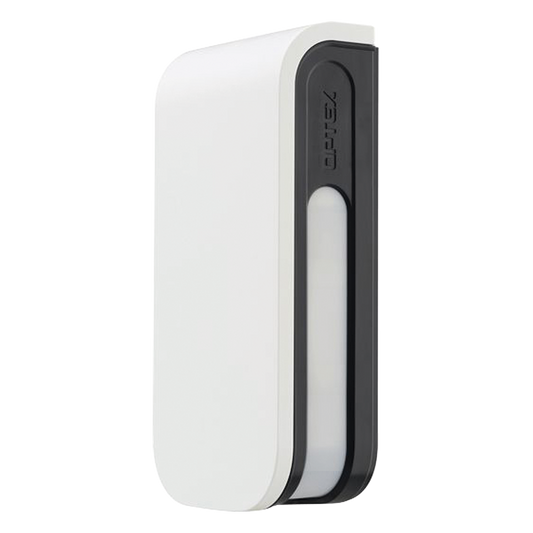 Sensor de Movimiento / 24 Metros de Detección / 100% Exterior / Serie Shield de Optex / Diseño Estético y Formal / Cableado / Compatible con cualquier panel de alarma