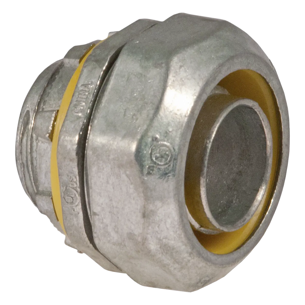 Conector recto metálico para tubería liquidtight de 2" (51 mm).