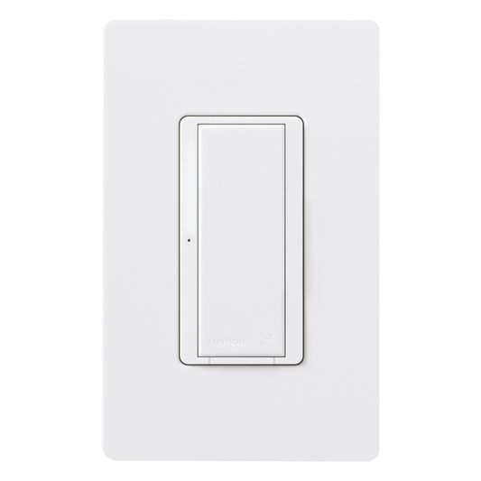 Interruptor electrónico Maestro de encendido/apagado, 8 A en iluminación y motores de 1/4 HP, 120 V, un polo o multilocalización, requiere neutro, para RadioRA 2 y RA2 Select