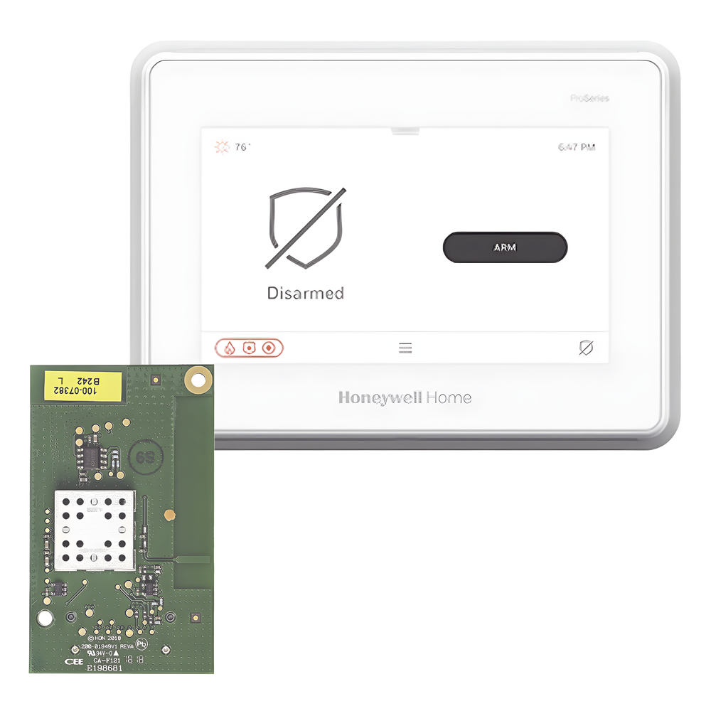 Panel de alarma inteligente con pantalla táctil de 7 pulgadas, comunicador Wi-Fi integrado y compatibilidad con sensores inalámbricos de múltiples marcas
