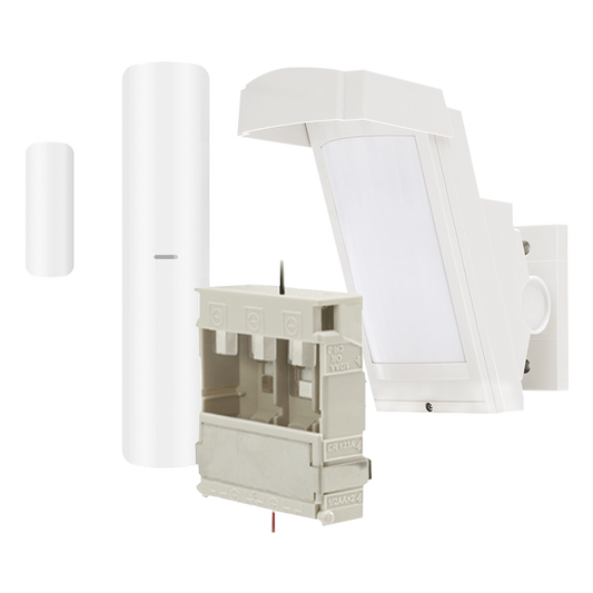 Detector de Movimiento PIR Antimascara / 100% Exterior /  Inalámbrico / Hasta 12 metros a 85°; de cobertura/ Instalación a 3 metros / Incluye transmisor DS-PDMC-EG2-WB(B) para paneles AXPRO