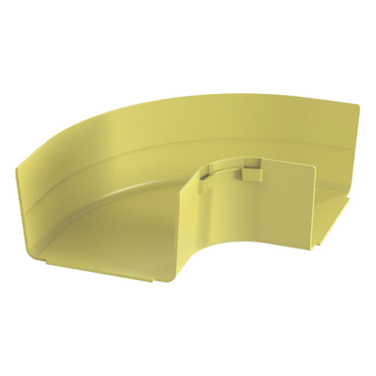Ángulo Recto a 90º Horizontal, Para Canaletas FiberRunner™ 6X4, Color Amarillo