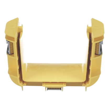 Union Recta "Cople", Para Canaleta FiberRunner™ 4X4, Color Amarillo
