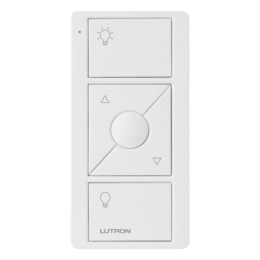 Control remoto inalámbrico Pico de 3 botones con subir/bajar de intensidad, para atenuadores Caseta y RA2