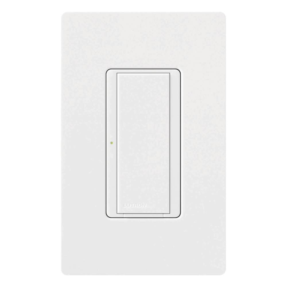 Interruptor electrónico Maestro de encendido y apagado para iluminación y ventilador, 120 V, 8 A, unipolar o multilocalización con hasta 9 accesorios, color blanco