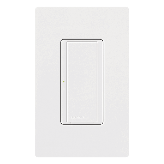 Interruptor electrónico Maestro de encendido y apagado para iluminación y ventilador, 120 V, 8 A, unipolar o multilocalización con hasta 9 accesorios, color blanco