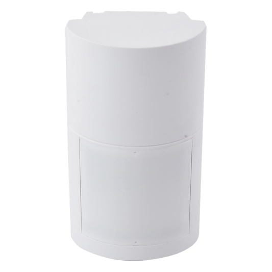 Detector de Movimiento PIR Exterior / Inalámbrico / 120° / 12 m (40 ft) / Batería CR123A / Montaje 0.8-2.7 m / 100% Exterior / SMDA / Compatible con cualquier panel de alarma