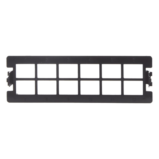 Placa Acopladora Vacía para Distribuidor de Fibra Óptica LP-ODF-8024, Acepta 12 Acopladores SC Simplex o 12 Acopladores LC Duplex, Color Negro