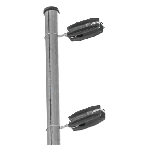 Aislador de Esquina para Cercos Eléctricos / 18 kV / Resinas Vírgenes / Resistencia 7.5-10.2 kg / Anti UV / 66 mm x 31.6 mm