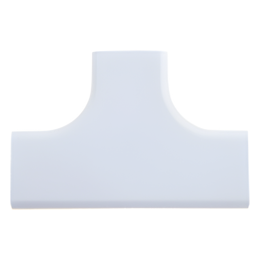 Accesorio en "T", para uso con canaleta LDPH10, material ABS, Color Blanco
