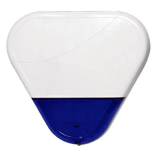 ALULA - Sirena Inalámbrica para Exterior / Volumen Sonoro 100 dBA / Vida Útil Batería 2-5 años / Alimentación AC Opcional / Resistente al Agua IP56 / Compatible Connect+