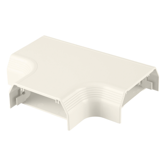 Accesorio en "T", para uso con canaleta T70, Material PVC Rígido, Color Blanco