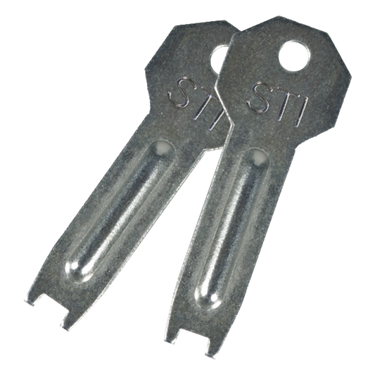Dos llaves de manipulación EXIT STOPPER® STI-6400