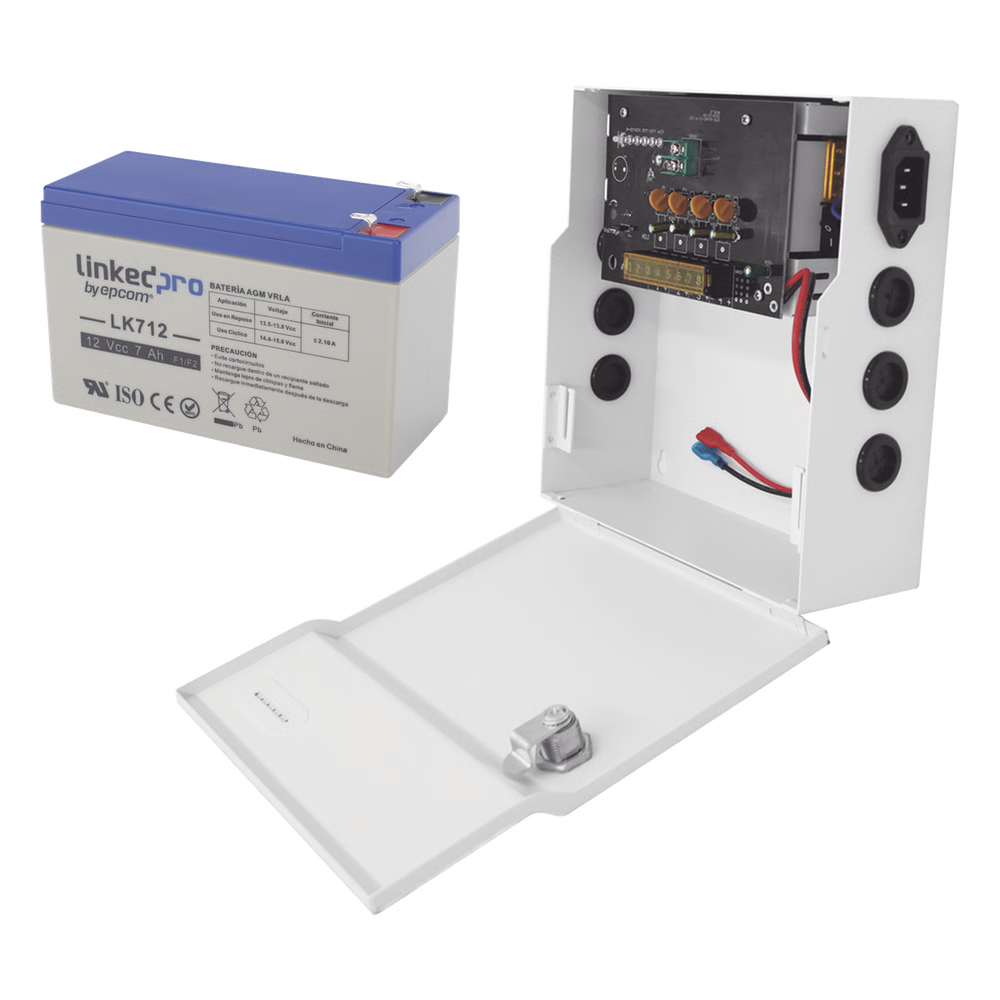 Kit / Fuente PLK12DC4ABK  + Batería incluída LK712