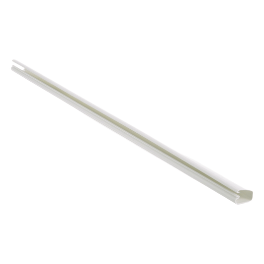 Canaleta LD5 de PVC rígido, con cinta adhesiva para instalación sin herramientas, 26 x 15 x 1828.8 mm, Color Blanco