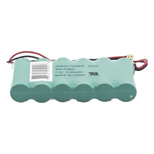 Batería de respaldo recargable NiCd 7.2 V / 2100 mAh para repetidor inalámbrico Honeywell 5800RP