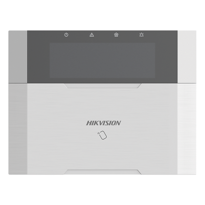 (AX HYBRID PRO) Teclado Compatible con el Panel Hybrid Pro Hikvision DS-PHA64-LP y DS-PHA64-LP(B) / Pantalla LCD / 2 zonas cableadas / 1 salida de alarma / 64 Llaveros