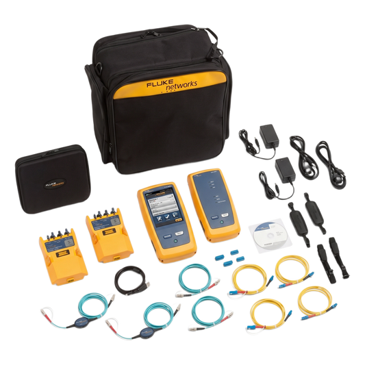 Certificador CertiFiber Pro Quad, para Fibra Óptica Multimodo 50µm y Monomodo, Con WiFi Integrado y Pantalla LCD de 5.7 Pulgadas (14.48 cm), Versión Internacional