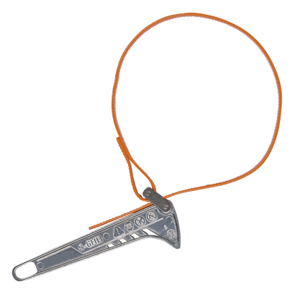 Llave de Correa Ajustable Grip-It™ de 3.8 a 12.7 cm diámetro, Ideal para Apretado / Aflojado de Tubos, Filtros, Barras, etc.