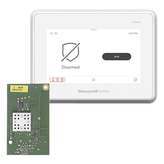 Sistema de Alarma con Pantalla Touch de 7" Compatible con sensores Inalambricos DSC, Bosh, 2GIG,ITI y Serie 5800 agregando el modulo PROTAKEOVER