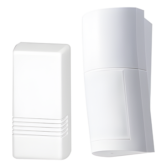 Detector de Movimiento Pasivo con transmisor 5816 Honeywell/ Inalámbrico / Altura de montaje 0.8m a 2.7 m  ajustable  / 100% Exterior / Compatible con serie VISTA y LYNX